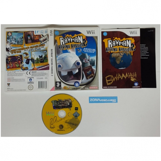 Rayman Raving Rabbids 2, Nintendo Wii, Pal-esp