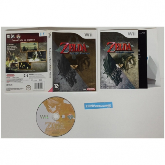 The Legend of Zelda Twilight Princess, Nintendo Wii, Pal-esp