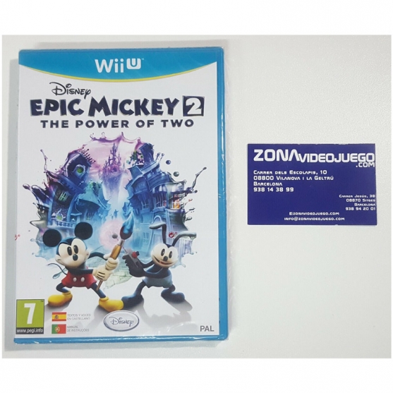 Epic Mickey 2 the power of two, WII U, pal-esp