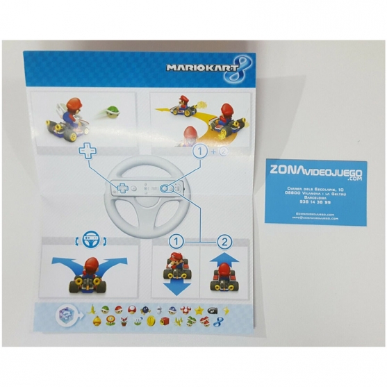 Guía Rápida Mario Kart 8, Nintendo Wii U, varios idiomas