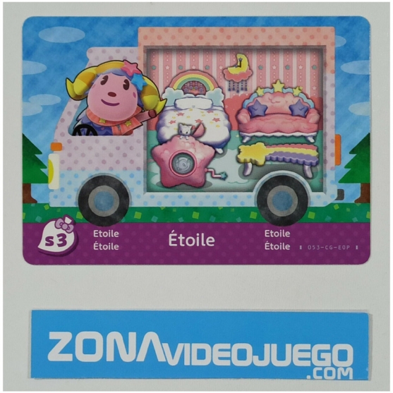 Animal Crossing tarjeta amiibo, Sanrio S3 Étoile (Etoile), Original Nintendo