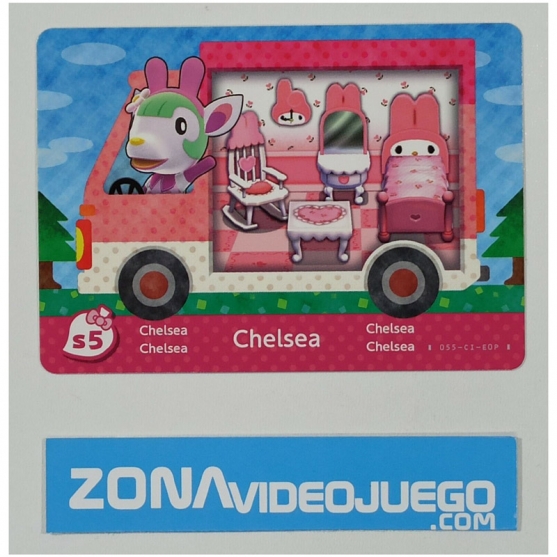 Animal Crossing tarjeta amiibo, Sanrio S5 Chelsea, Original Nintendo