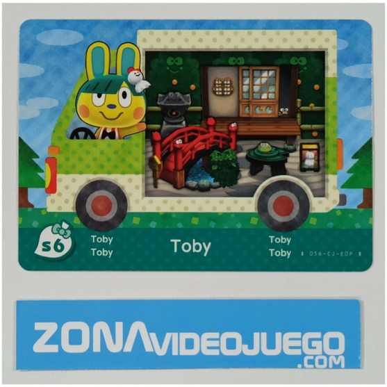 Animal Crossing tarjeta amiibo, Sanrio S6 Toby, Original Nintendo