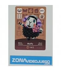 Animal Crossing tarjeta amiibo, 091 Muffy (Muaré), Original Nintendo