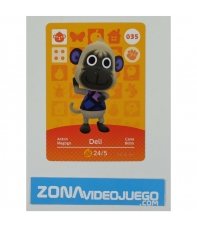 Animal Crossing tarjeta amiibo, 035 Deli (Cana), Original Nintendo