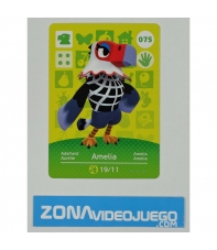 Animal Crossing tarjeta amiibo, 075 Amelia, Original Nintendo