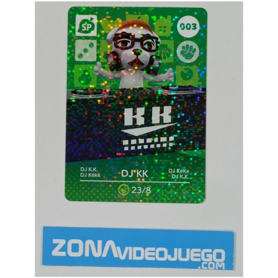 Animal Crossing tarjeta amiibo, SP 003 DJ KK (Dj Keke), Original Nintendo