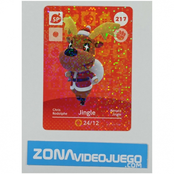 Animal Crossing tarjeta amiibo, SP 217 Jingle (Renato), Original Nintendo