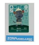 Animal Crossing tarjeta amiibo, 277 Monty (Burton), Original Nintendo