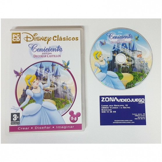 Disney Clásicos Cenicienta Juego para Decorar Castillos, Pc cd-rom
