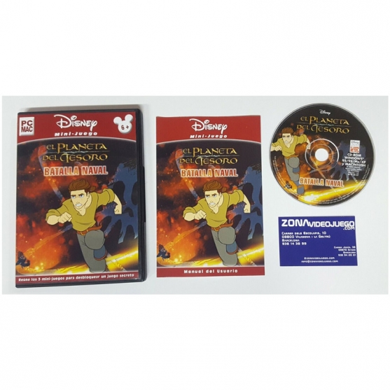 Disney Mini Juego El Planeta del Tesoro Batalla Naval, Pc cd-rom