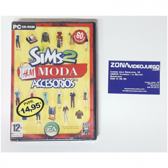 Los sims 2 H & M Moda Accesorios, Pc cd-rom