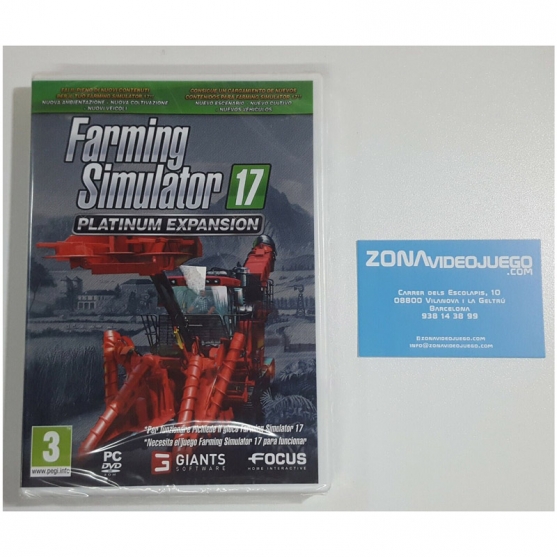 Expansión Farming Simulator 17 Platinum Expansion, Pc Dvd-Rom