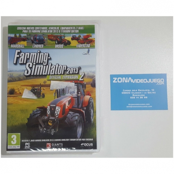 Farming Simulator 2013 Official Expansion 2, Pc Dvd-Rom