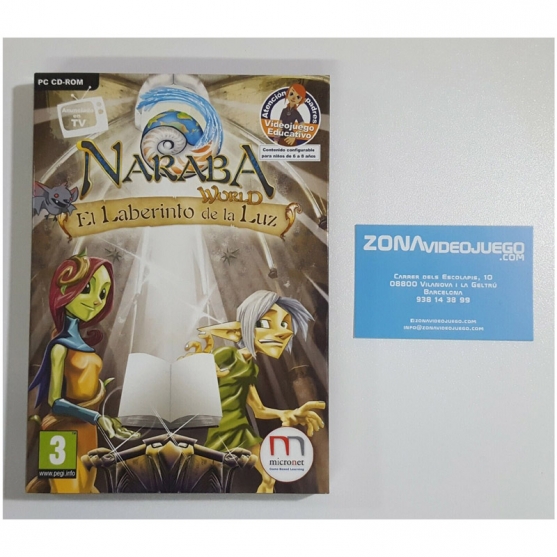 Naraba World El laberinto de la luz, Pc-Cd-rom