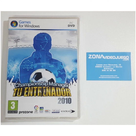 Championship Manager Tu Entrenador 2010, Pc dvd Rom