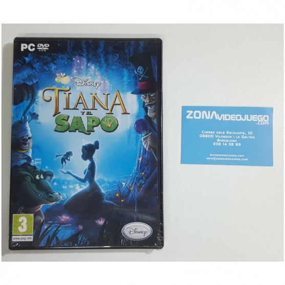 Disney Tiana y el Sapo, Pc dvd Rom