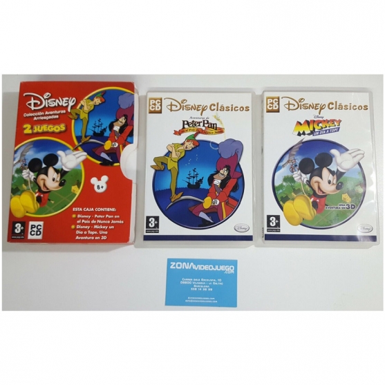 Disney 2 juegos Mickey y Peter Pan, Pc cd Rom