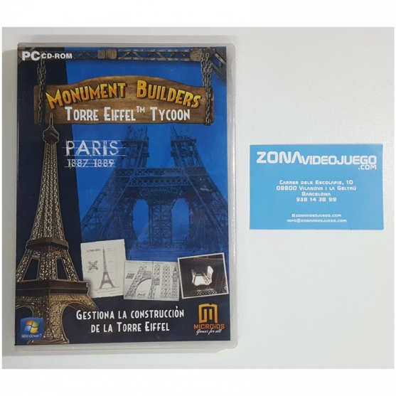 Monument Builders Torre Eiffel Tycoon. Pc cd Rom