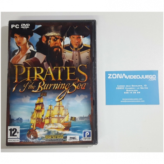 Pirates the burning Sea. Pc cd Rom