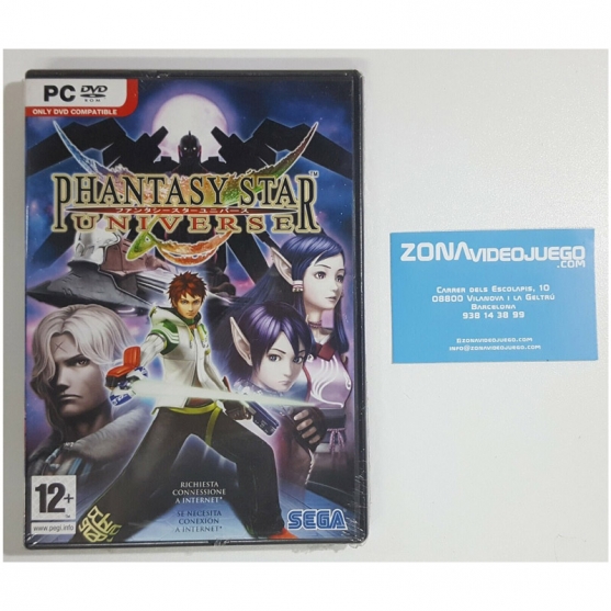 Phantasy Star Universe. Pc dvd Rom