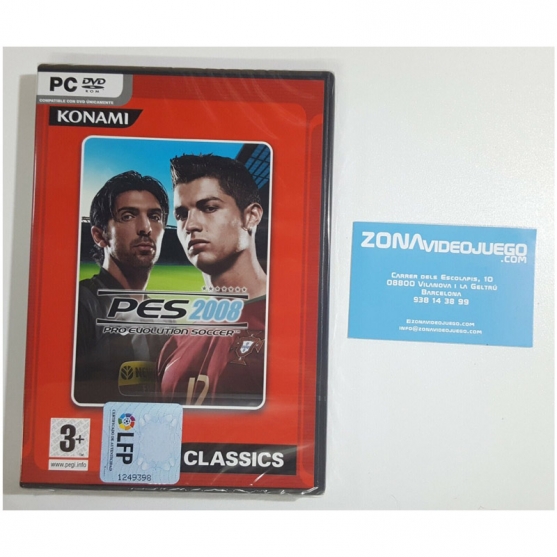 Pro Evolution Soccer 2008. Pc dvd Rom