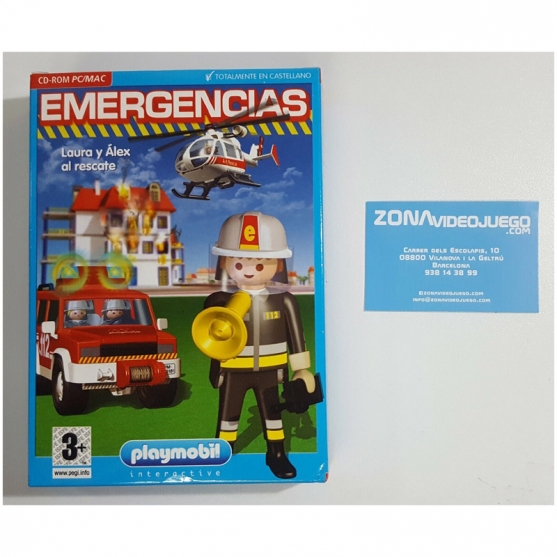 Playmobil Emergencias. Pc cd Rom