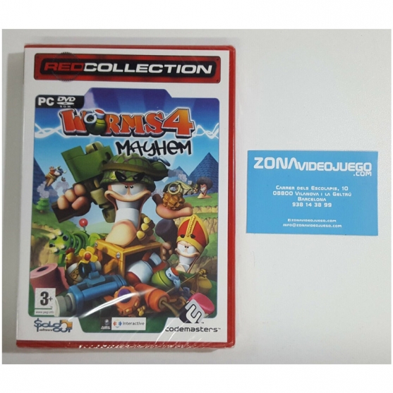 Worms 4 Mayhem, PC dvd ROM