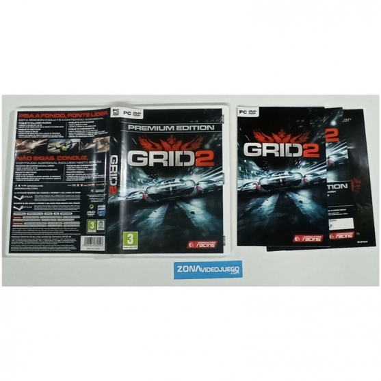 Caja y manual, Grid 2 Premium Edition, Pc