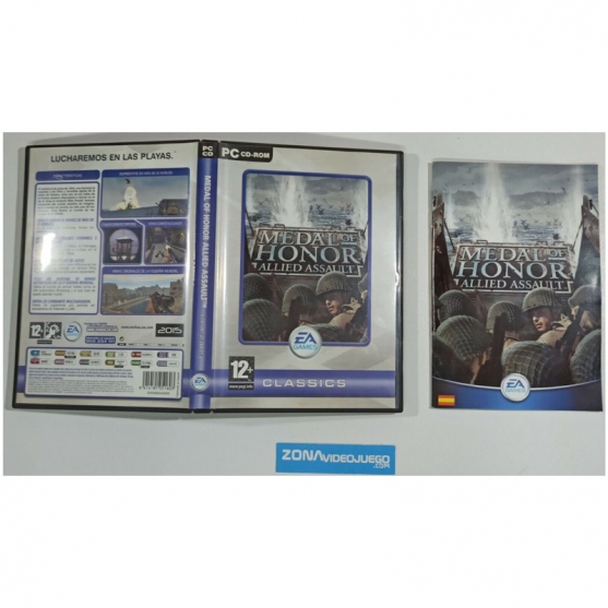Caja y Manual Medal of Honor Allied Assault, Pc Cd-Rom