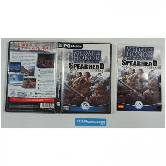 Caja y Manual Medal of Honor Allied Assault Sperhead, Pc Cd-Rom
