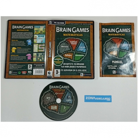 Brain Game Matemáticas, Pc Cd-Rom