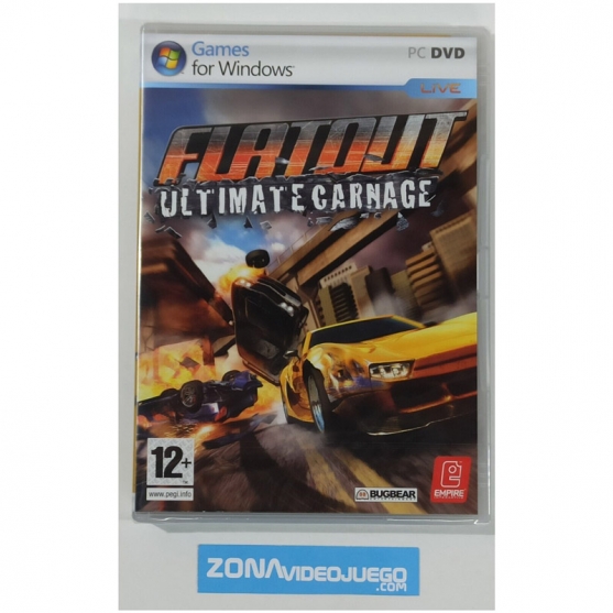 Flatout Ultimate Carnage, Pc Dvd-Rom