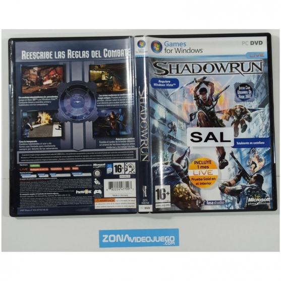Shadowrun, Pc Dvd-Rom