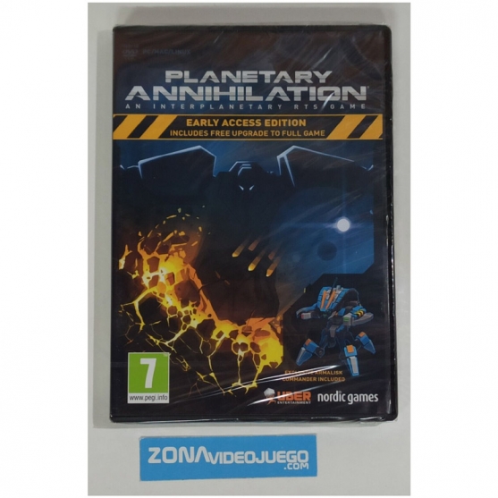 Planetary Annihilation Early Acces Edition, Pc Dvd-Rom