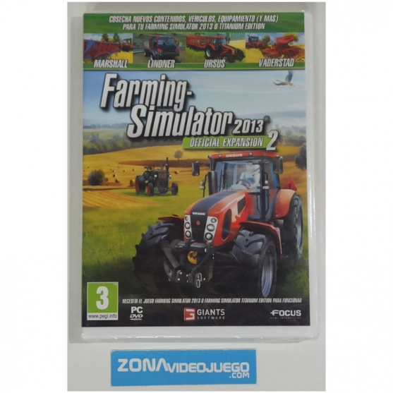 Farming Simulator 2013 Official Expansion 2, Pc Dvd-Rom