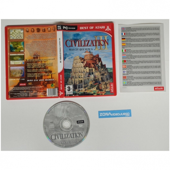 Sid Meier's Civilization III, Pc cd-Rom