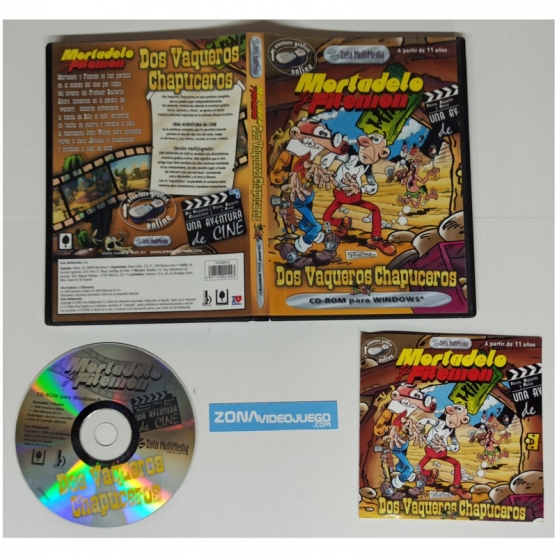 Mortadelo y Filemon Dos Vaqueros Chapuceros Pc cd-Rom