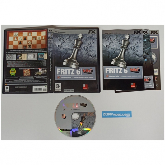Fritz 6 + Playchess Online, Pc cd-Rom
