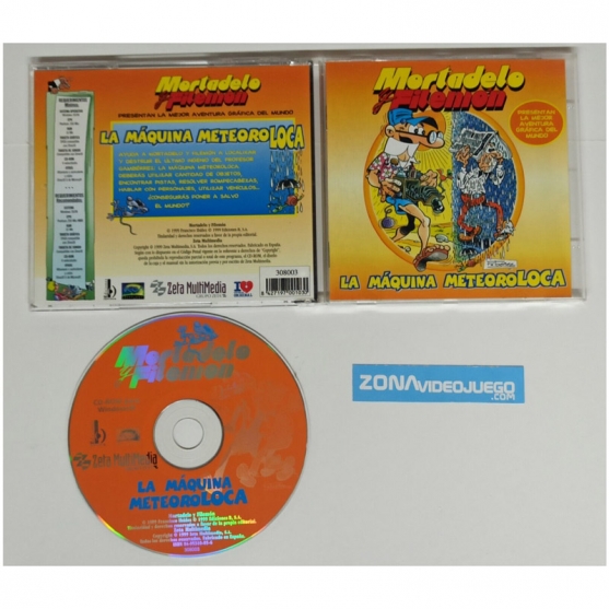 Mortadelo y Filemon La Máquina Metereologica, Pc cd-Rom