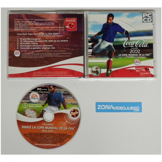 2002 La copa mundial fifa Disco Demo Coca, Pc Cd-Rom