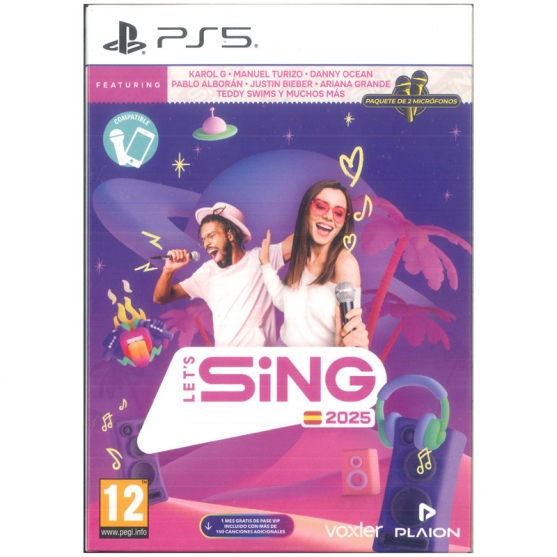 Let's Sing 2025 con Microfonos