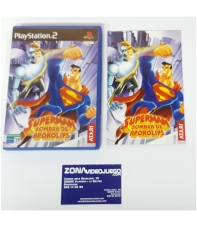 CAJA Y MANUAL SUPERMAN: SOMBRAS DE APOKOLIPS, PLAYSTATION 2, SIN JUEGO