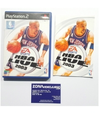 CAJA Y MANUAL, NBA LIVE 2003, PLAYSTATION 2, SIN JUEGO