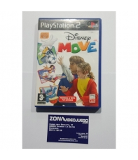 CAJA VACIA, DISNEY MOVE EYE TOY, PLAYSTATION 2, SIN JUEGO