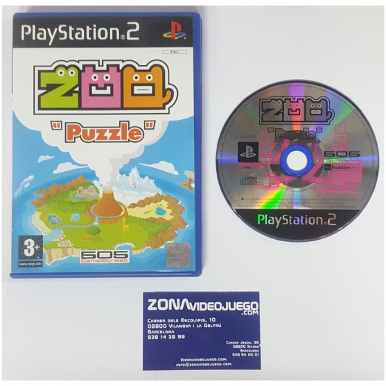 ZOO PUZZLE, PLAYSTATION 2, PAL-ESP