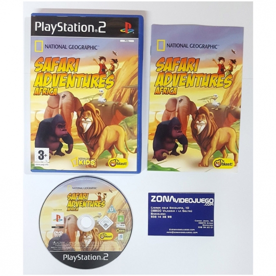 National Geographic safari adventures africa, Playstation 2, PAL-ESP