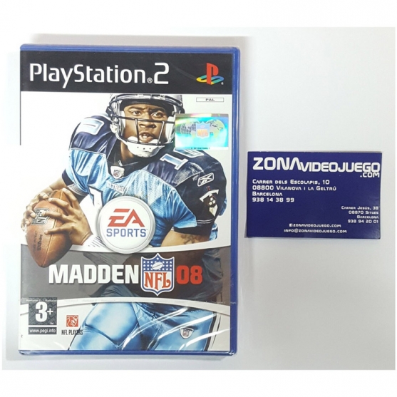 Madden Nfl 08, Playstation 2, PAL-ESP