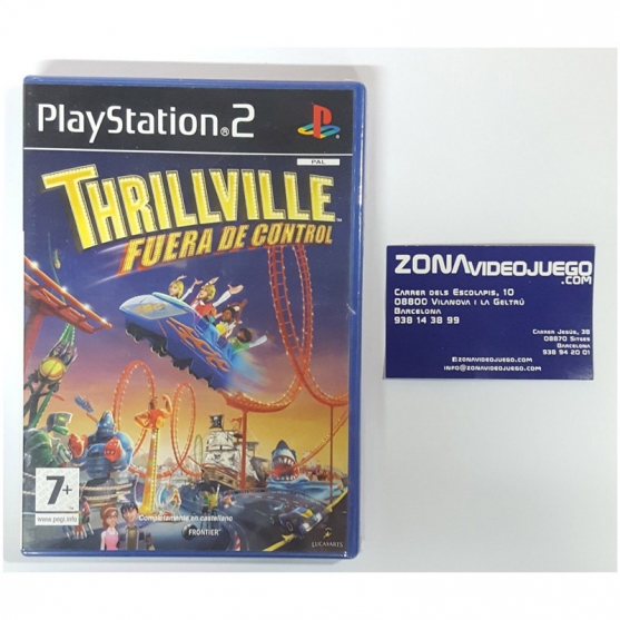 Thrillville fuera de control, Playstation 2, PAL-ESP