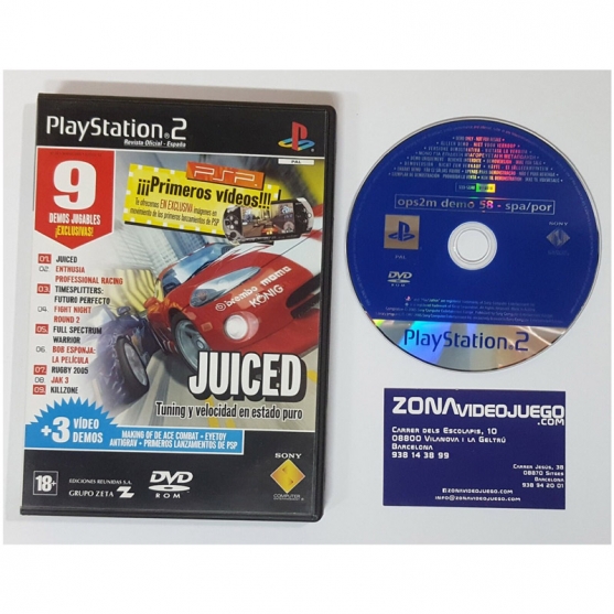 Dvd Demos jugables y videos, nº52 Mayo 2005, Revista oficial Playstation 2 Esp